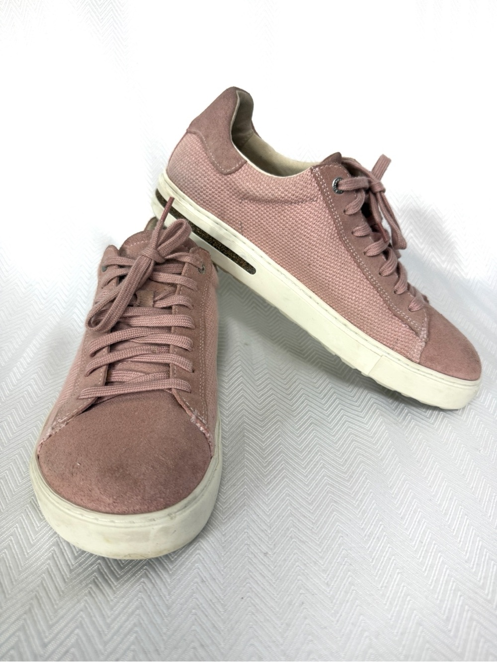 Birkenstock Women’s Casual Pink Lace-Up Sneakers Size 9